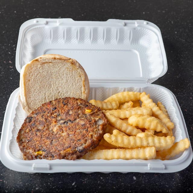 Kids Veggie Burger.